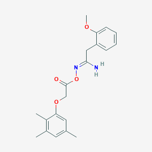 molecular formula C20H24N2O4 B5838781 2-(2-methoxyphenyl)-N'-{[(2,3,5-trimethylphenoxy)acetyl]oxy}ethanimidamide 