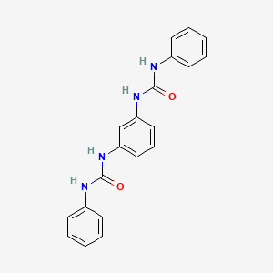 molecular formula C20H18N4O2 B5838788 1,1'-(1,3-Phenylene)bis(3-phenylurea) 