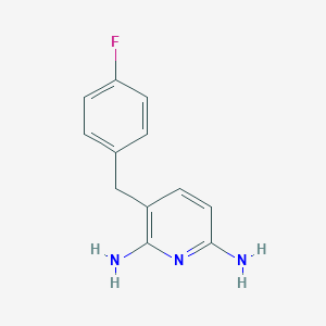 molecular formula C12H12FN3 B058388 桑皮汀 CAS No. 115911-28-9