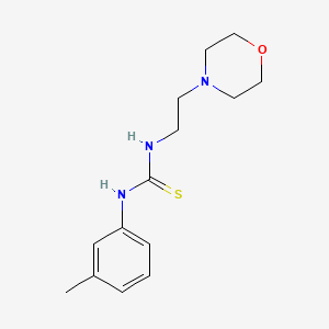 molecular formula C14H21N3OS B5838825 1-(3-Methylphenyl)-3-[2-(morpholin-4-yl)ethyl]thiourea 