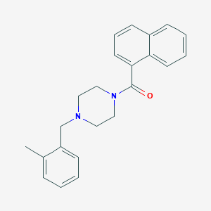 [4-(2-METHYLBENZYL)PIPERAZINO](1-NAPHTHYL)METHANONE