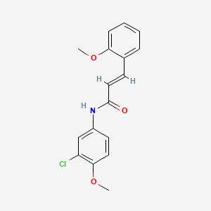 N-(3-chloro-4-methoxyphenyl)-3-(2-methoxyphenyl)acrylamide