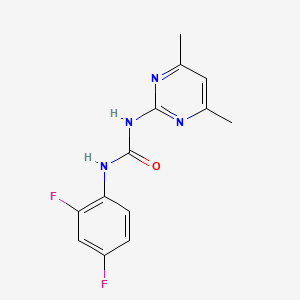 1-(2,4-Difluorophenyl)-3-(4,6-dimethylpyrimidin-2-yl)urea