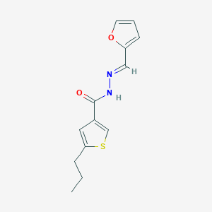 N'-(2-furylmethylene)-5-propyl-3-thiophenecarbohydrazide