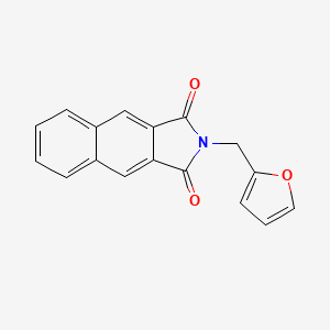 molecular formula C17H11NO3 B5839003 2-(2-furylmethyl)-1H-benzo[f]isoindole-1,3(2H)-dione 