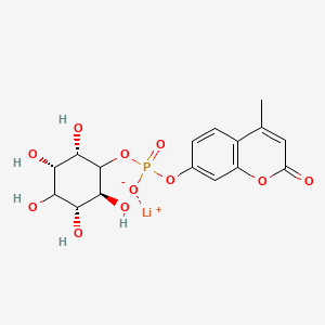 molecular formula C16H18LiO11P B583903 4-Methylumbelliferyl myo-Inositol 1-Phosphate Lithium Salt CAS No. 244145-22-0