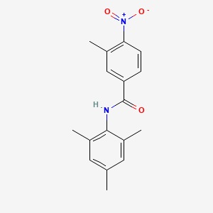 molecular formula C17H18N2O3 B5839031 N-mesityl-3-methyl-4-nitrobenzamide 