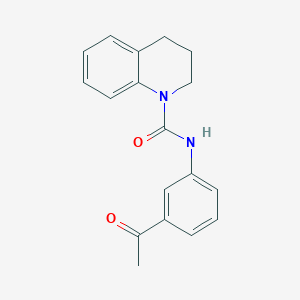 N-(3-acetylphenyl)-3,4-dihydro-1(2H)-quinolinecarboxamide