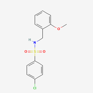 4-chloro-N-(2-methoxybenzyl)benzenesulfonamide