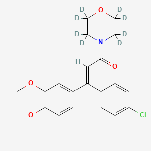 molecular formula C21H22ClNO4 B583906 Dimethomorph-d8 CAS No. 1346606-71-0