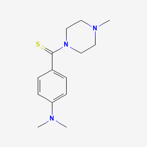 N,N-dimethyl-4-[(4-methyl-1-piperazinyl)carbonothioyl]aniline