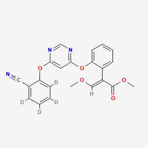 molecular formula C22H17N3O5 B583907 Azoxystrobin-d4 CAS No. 1346606-39-0