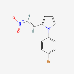 1-(4-bromophenyl)-2-(2-nitrovinyl)-1H-pyrrole