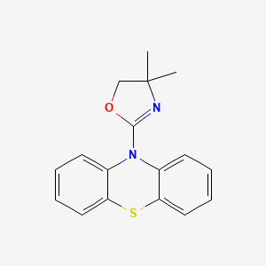 molecular formula C17H16N2OS B5839089 4,4-DIMETHYL-2-(10H-PHENOTHIAZIN-10-YL)-4,5-DIHYDRO-1,3-OXAZOLE 