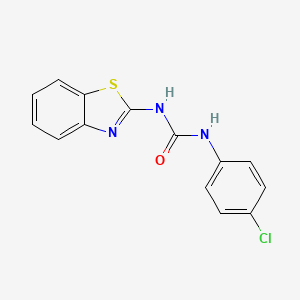 1-(1,3-Benzothiazol-2-yl)-3-(4-chlorophenyl)urea