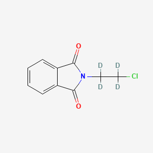 molecular formula C10H8ClNO2 B583911 2-(2-Chloro-1,1,2,2-tetradeuterioethyl)isoindole-1,3-dione CAS No. 1252995-10-0