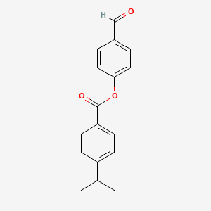 molecular formula C17H16O3 B5839134 (4-Formylphenyl) 4-propan-2-ylbenzoate 