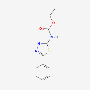 ethyl (5-phenyl-1,3,4-thiadiazol-2-yl)carbamate