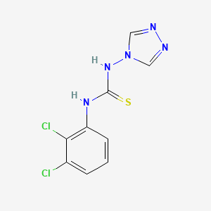 molecular formula C9H7Cl2N5S B5839278 N-(2,3-dichlorophenyl)-N'-4H-1,2,4-triazol-4-ylthiourea 