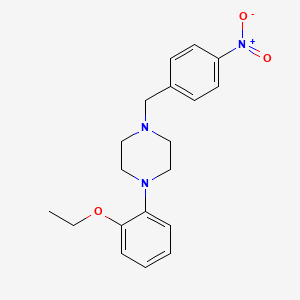 1-(2-ethoxyphenyl)-4-[(4-nitrophenyl)methyl]piperazine