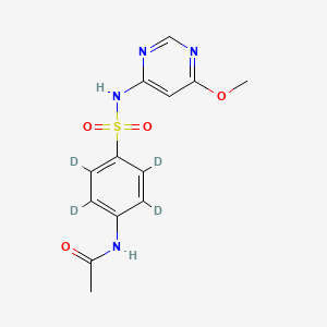 molecular formula C13H14N4O4S B583931 Acetylsulfamonomethoxine-d4 CAS No. 1346600-08-5