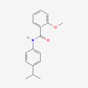 molecular formula C17H19NO2 B5839349 N-(4-异丙基苯基)-2-甲氧基苯甲酰胺 