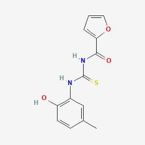 N-[(2-hydroxy-5-methylphenyl)carbamothioyl]furan-2-carboxamide