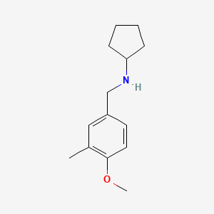 molecular formula C14H21NO B5839482 N-(4-methoxy-3-methylbenzyl)cyclopentanamine 