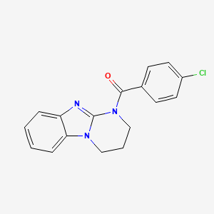 1-(4-chlorobenzoyl)-1,2,3,4-tetrahydropyrimido[1,2-a]benzimidazole