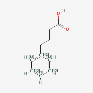 molecular formula C10H12O2 B583950 4-((1,2,3,4,5,6-13C6)环己三烯基)丁酸 CAS No. 1346602-38-7