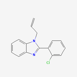 molecular formula C16H13ClN2 B5839512 1-allyl-2-(2-chlorophenyl)-1H-benzimidazole 