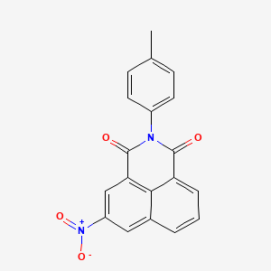 2-(4-methylphenyl)-5-nitro-1H-benzo[de]isoquinoline-1,3(2H)-dione