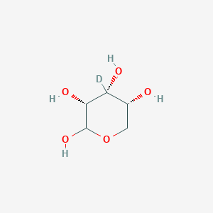 molecular formula C5H10O5 B583956 (3R,4R,5R)-4-Deuteriooxane-2,3,4,5-tetrol CAS No. 169783-76-0