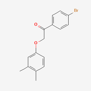 1-(4-bromophenyl)-2-(3,4-dimethylphenoxy)ethanone