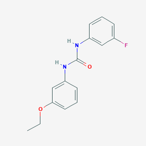 molecular formula C15H15FN2O2 B5839579 1-(3-Ethoxyphenyl)-3-(3-fluorophenyl)urea 