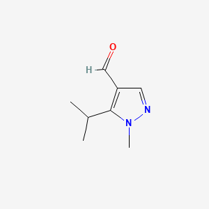 molecular formula C8H12N2O B583959 5-Isopropyl-1-methyl-1H-pyrazole-4-carbaldehyde CAS No. 154927-03-4