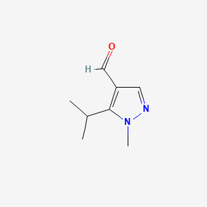 molecular formula C8H12N2O B583959 5-异丙基-1-甲基-1H-吡唑-4-甲醛 CAS No. 154927-03-4