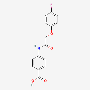 4-{[(4-fluorophenoxy)acetyl]amino}benzoic acid