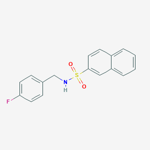 N-(4-fluorobenzyl)-2-naphthalenesulfonamide