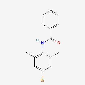 molecular formula C15H14BrNO B5839707 N-(4-溴-2,6-二甲基苯基)苯甲酰胺 