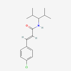 3-(4-chlorophenyl)-N-(1-isopropyl-2-methylpropyl)acrylamide