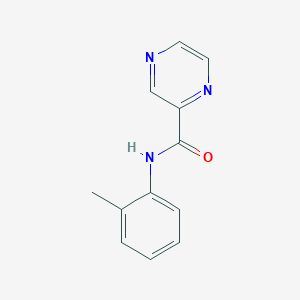 molecular formula C12H11N3O B5839723 N-(2-methylphenyl)pyrazine-2-carboxamide CAS No. 5539-12-8