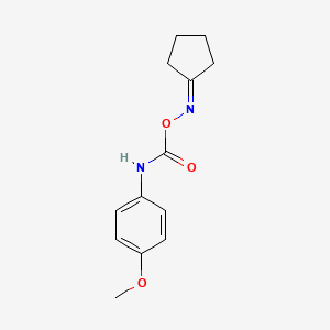 (cyclopentylideneamino) N-(4-methoxyphenyl)carbamate