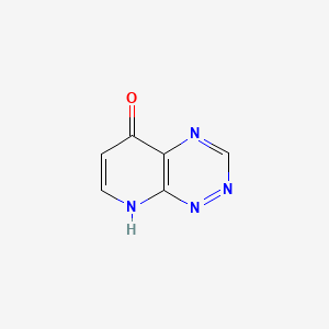 molecular formula C6H4N4O B583975 Pyrido[3,2-e][1,2,4]triazin-5(8H)-one CAS No. 145675-24-7