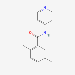 molecular formula C14H14N2O B5839755 2,5-dimethyl-N-4-pyridinylbenzamide 