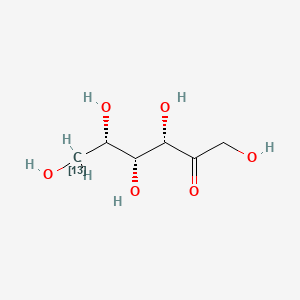 molecular formula C6H12O6 B583979 L-sorbosa-6-13C CAS No. 478506-38-6