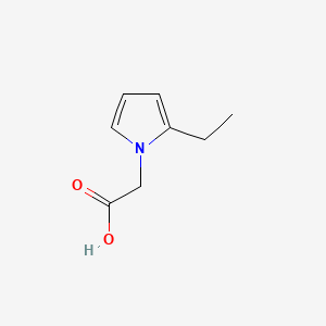 molecular formula C8H11NO2 B583986 (2-Ethyl-1H-pyrrol-1-yl)acetic acid CAS No. 153396-82-8