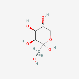 molecular formula C6H12O6 B583990 D-[1-13C]Tagatose CAS No. 478506-42-2