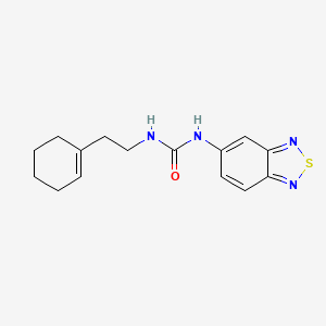 N-2,1,3-benzothiadiazol-5-yl-N'-[2-(1-cyclohexen-1-yl)ethyl]urea