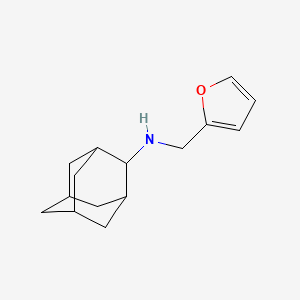 molecular formula C15H21NO B5839918 2-adamantyl(2-furylmethyl)amine 